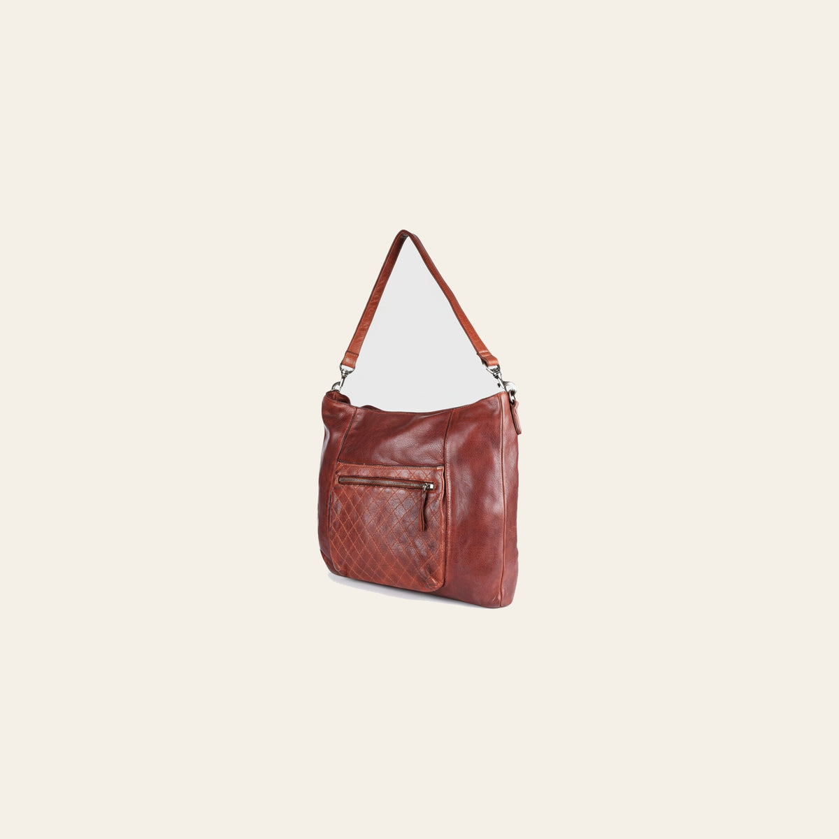 Spaghetti Western Swc180Cg Hobo Vintage Handmade Drum Dyed Genuine European Cowhide Leather Women Bag Western Handbag Purse