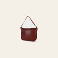 Spaghetti Western Swc183Cg Hobo Vintage Handmade Drum Dyed Genuine European Cowhide Leather Women Bag Western Handbag Purse