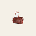 Spaghetti Western Swc185Cg Tote Vintage Handmade Drum Dyed Genuine European Cowhide Leather Women Bag Western Handbag Purse