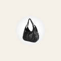 Spaghetti Western Swc189Blk Tote Vintage Handmade Drum Dyed Genuine European Cowhide Leather Women Bag Western Handbag Purse