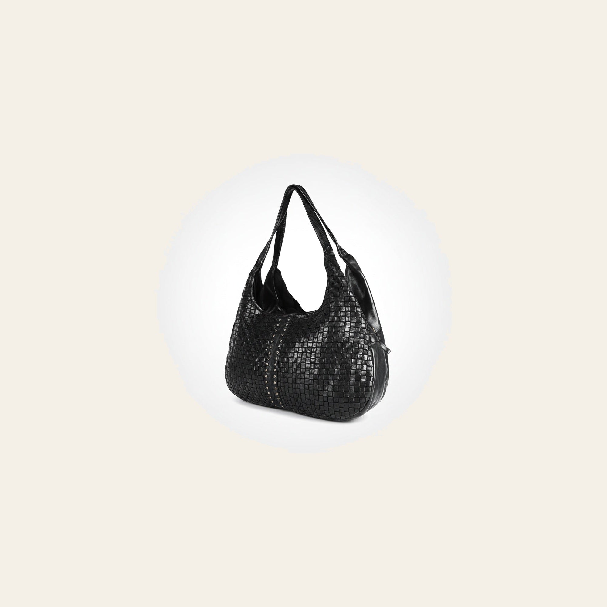Spaghetti Western Swc189Blk Tote Vintage Handmade Drum Dyed Genuine European Cowhide Leather Women Bag Western Handbag Purse