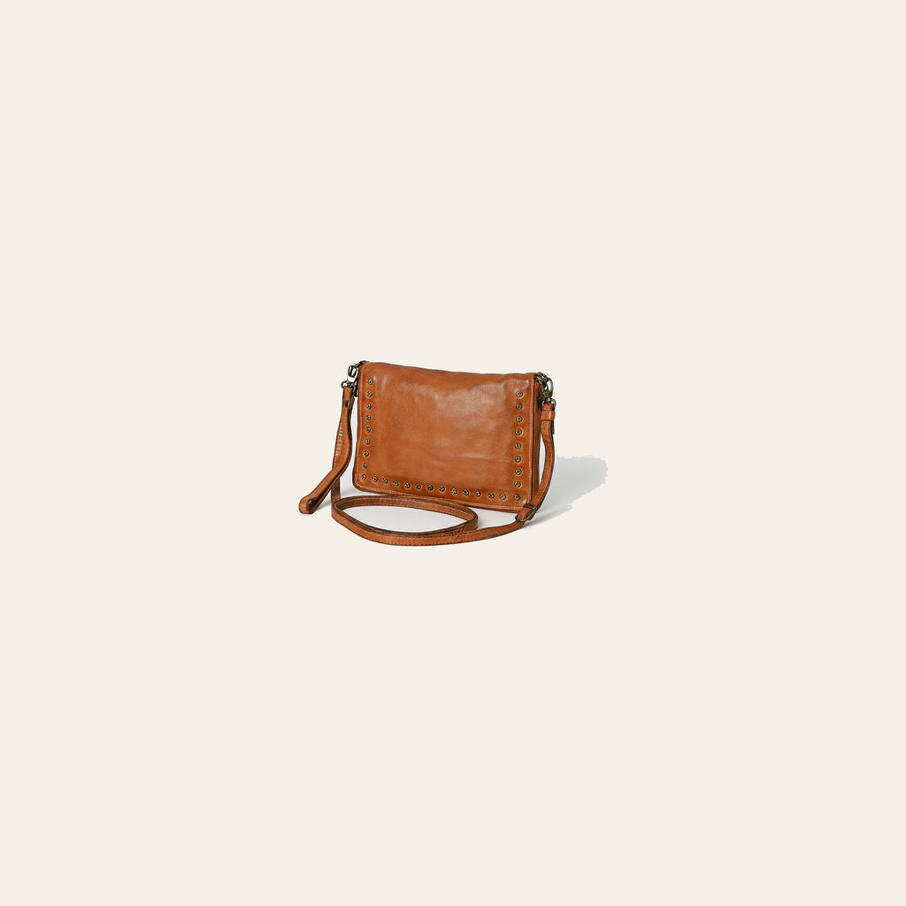 Spaghetti Western Swc197Tan Organiser Vintage Handmade Drum Dyed Genuine European Cowhide Leather Women Bag Western Handbag Purse