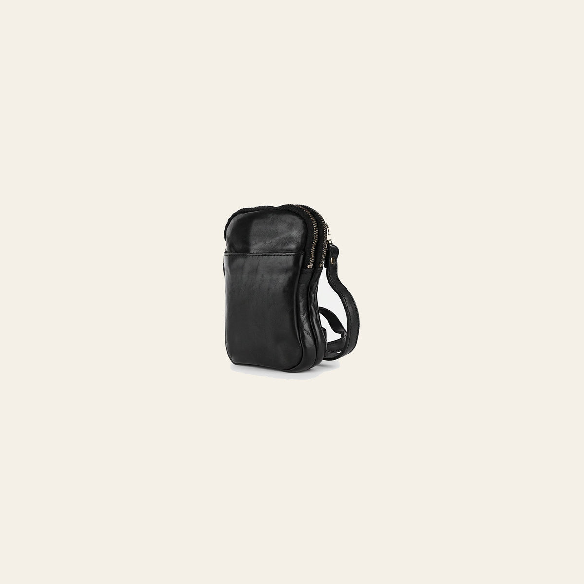 Spaghetti Western Swc205Blk Sling Vintage Handmade Drum Dyed Genuine European Cowhide Leather Women Bag Western Handbag Purse