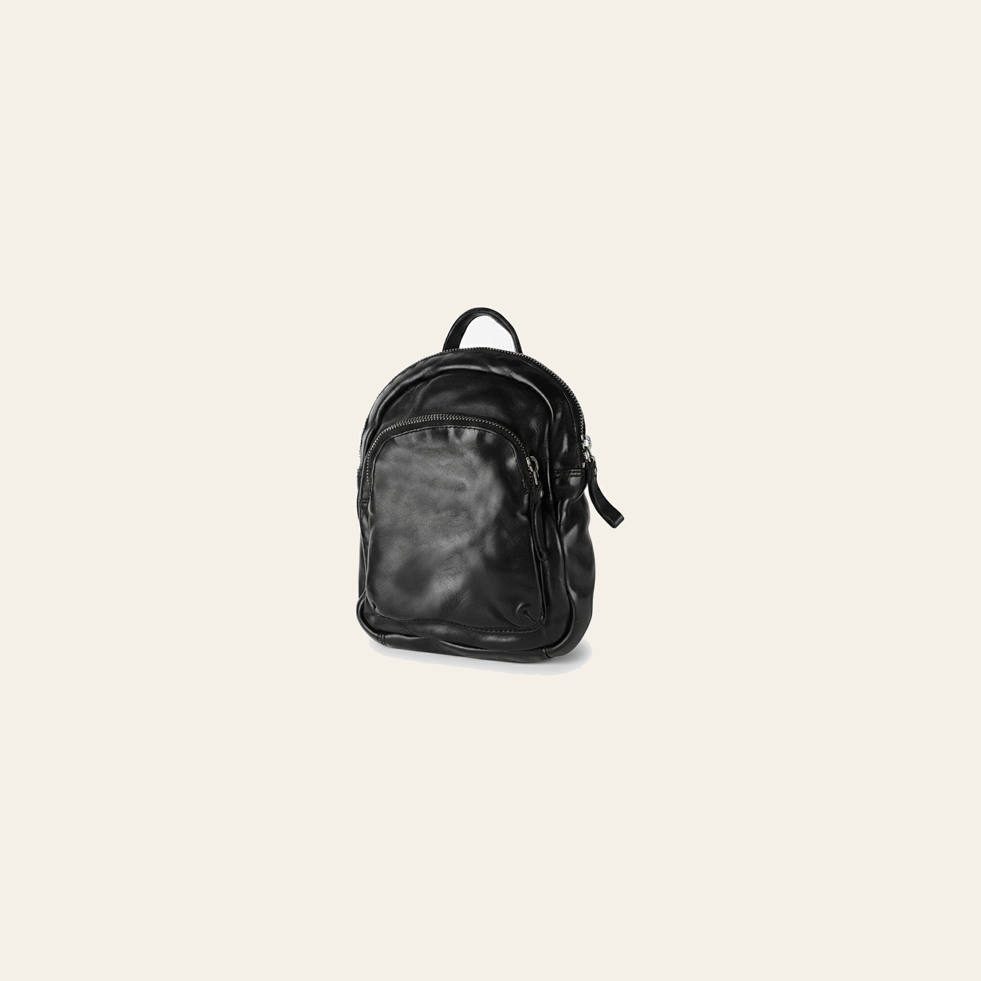 Spaghetti Western Swc206Blk Backpack Vintage Handmade Drum Dyed Genuine European Cowhide Leather Women Bag Western Handbag Purse