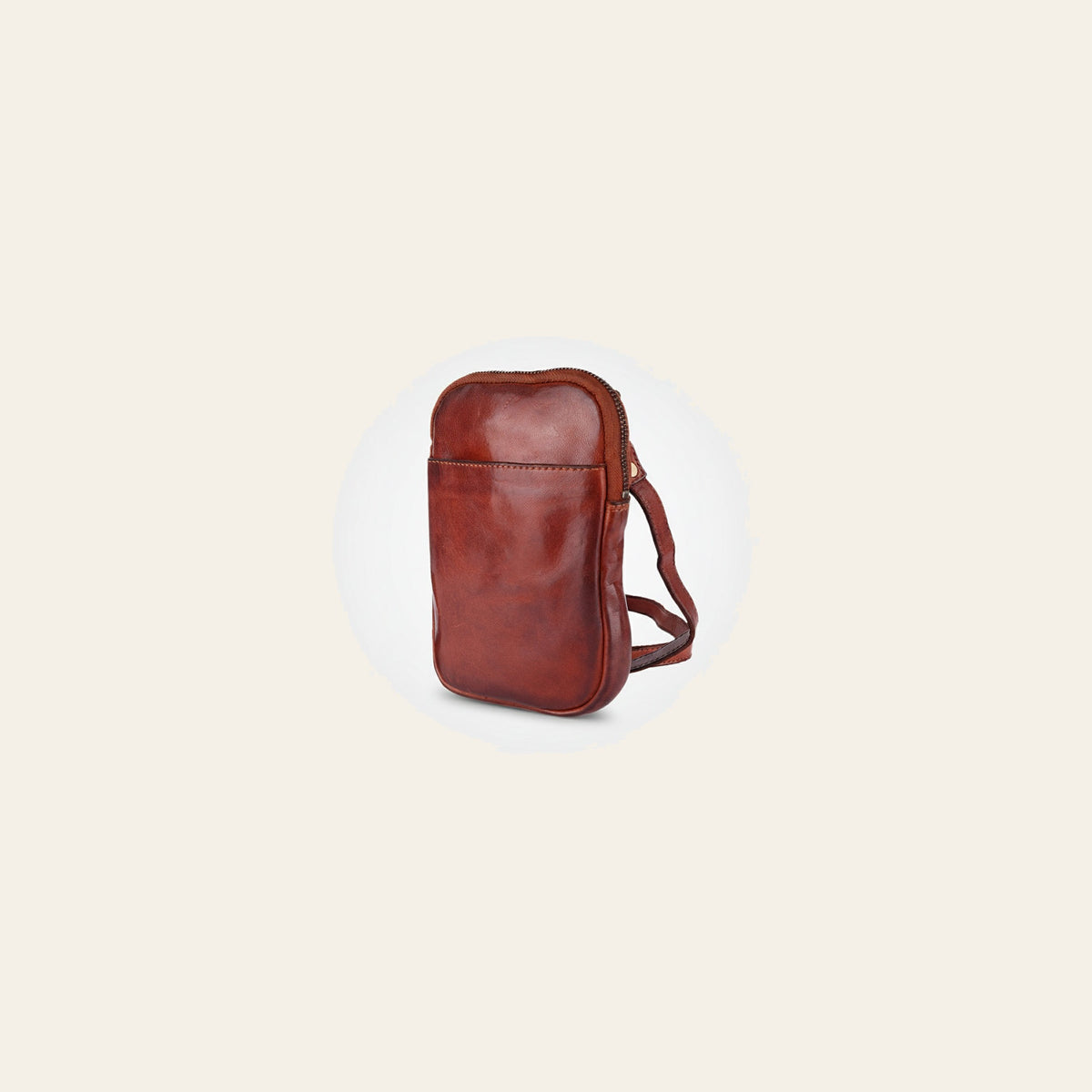 Spaghetti Western Swc208Cg Sling Vintage Handmade Drum Dyed Genuine European Cowhide Leather Women Bag Western Handbag Purse