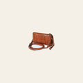 Spaghetti Western Swc212Cg Wallet Vintage Handmade Drum Dyed Genuine European Cowhide Leather Women Bag Western Handbag Purse