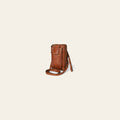 Spaghetti Western Swc213Cg Sling Vintage Handmade Drum Dyed Genuine European Cowhide Leather Women Bag Western Handbag Purse