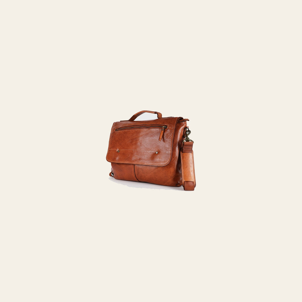 Spaghetti Western Swc408Tan Briefcase Vintage Handmade Drum Dyed Genuine European Cowhide Leather Women Bag Western Handbag Purse