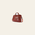 Spaghetti Western Swc409Cg Briefcase Vintage Handmade Drum Dyed Genuine European Cowhide Leather Women Bag Western Handbag Purse