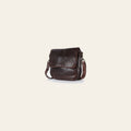 Spaghetti Western Swc412Brn Cross Body I Vintage Handmade Drum Dyed Genuine European Cowhide Leather Women Bag Western Handbag Purse