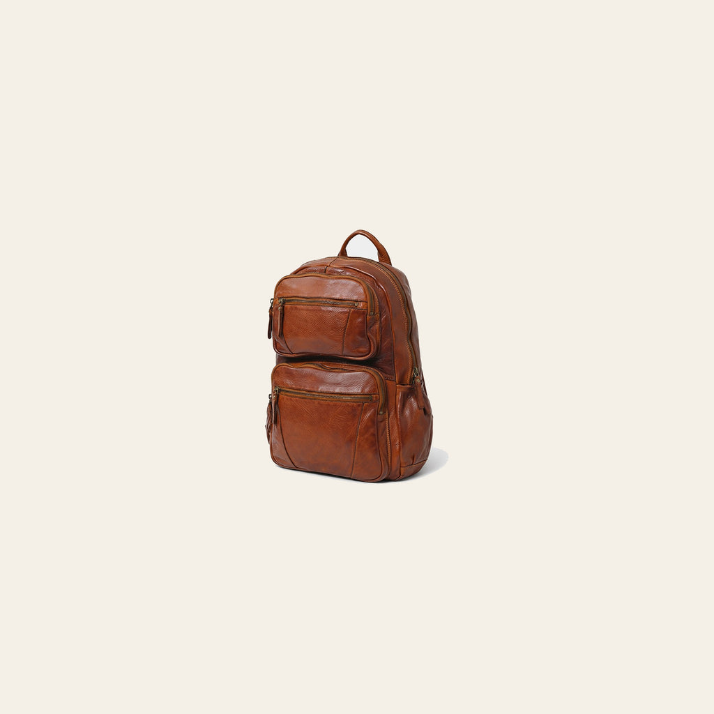 Spaghetti Western Swc414Cg Backpack Vintage Handmade Drum Dyed Genuine European Cowhide Leather Women Bag Western Handbag Purse