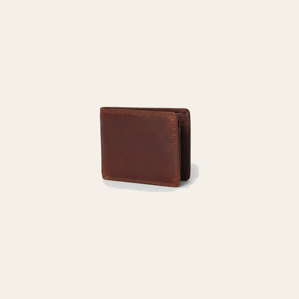 Spaghetti Western Swc431Dkbrn Wallet Vintage Handmade Drum Dyed Genuine European Cowhide Leather Women Bag Western Handbag Purse