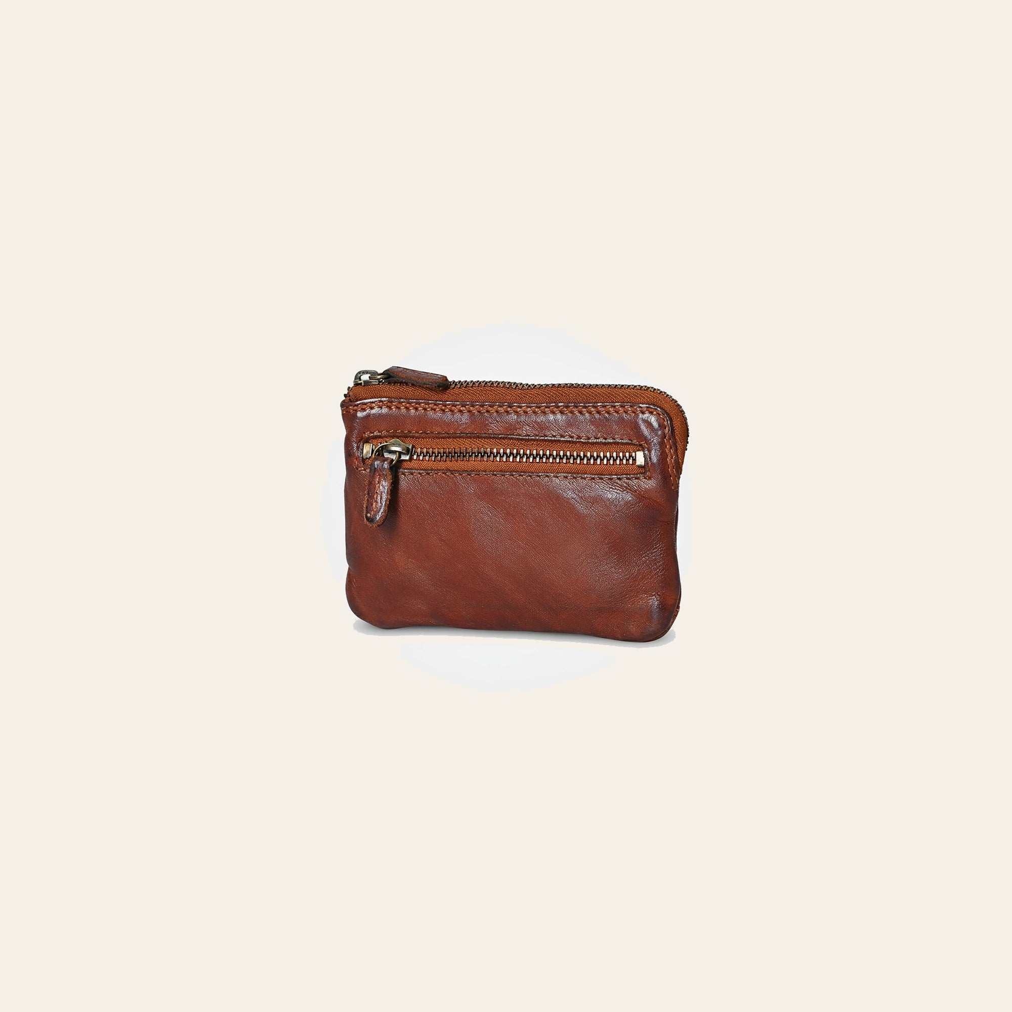 Spaghetti Western Swc436Cg Coin Purse Vintage Handmade Drum Dyed Genuine European Cowhide Leather Women Bag Western Handbag Purse