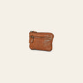 Spaghetti Western Swc436Tan Coin Purse Vintage Handmade Drum Dyed Genuine European Cowhide Leather Women Bag Western Handbag Purse