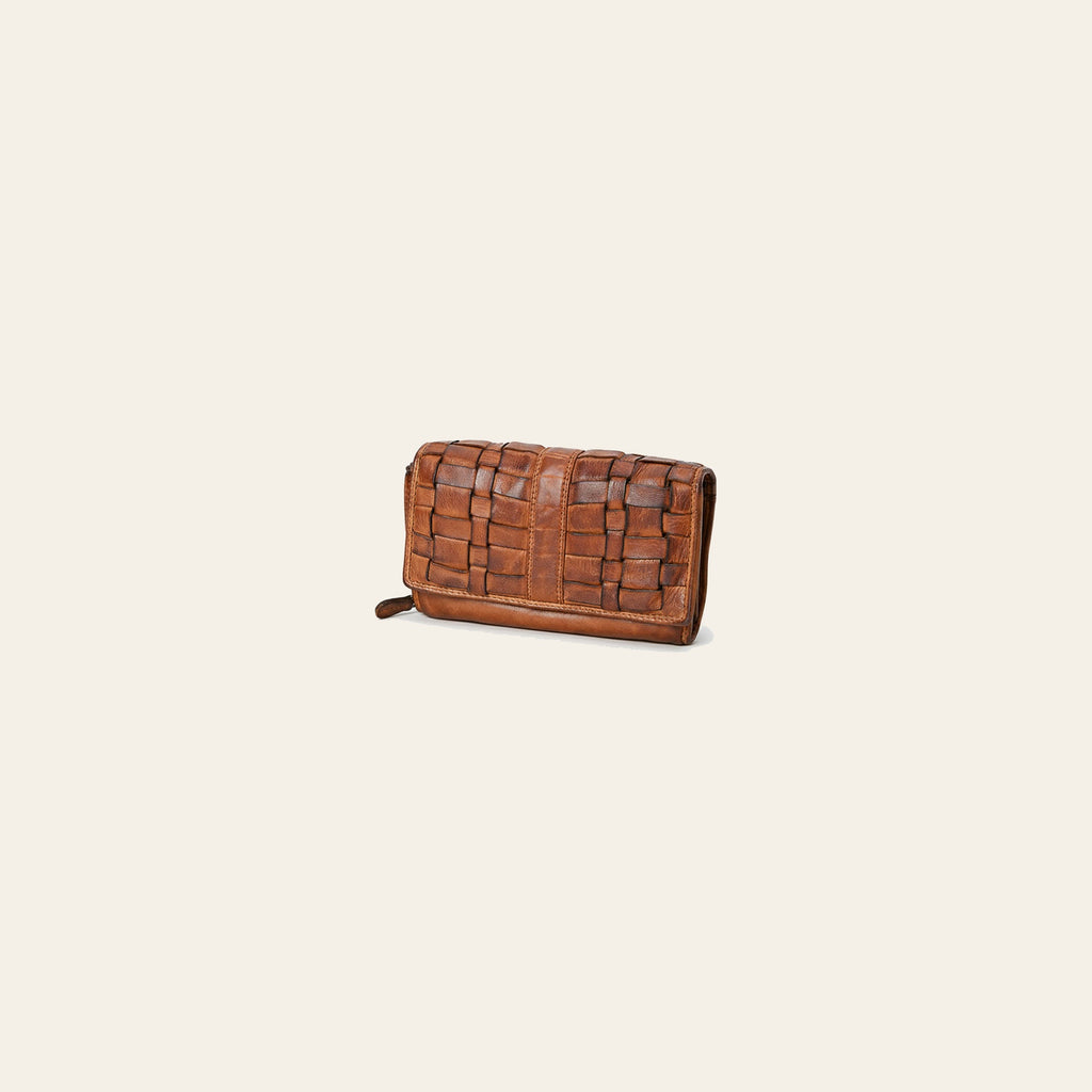 Spaghetti Western Swc447Cg Wallet Vintage Handmade Drum Dyed Genuine European Cowhide Leather Women Bag Western Handbag Purse