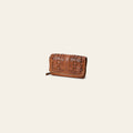 Spaghetti Western Swc447Cg Wallet Vintage Handmade Drum Dyed Genuine European Cowhide Leather Women Bag Western Handbag Purse