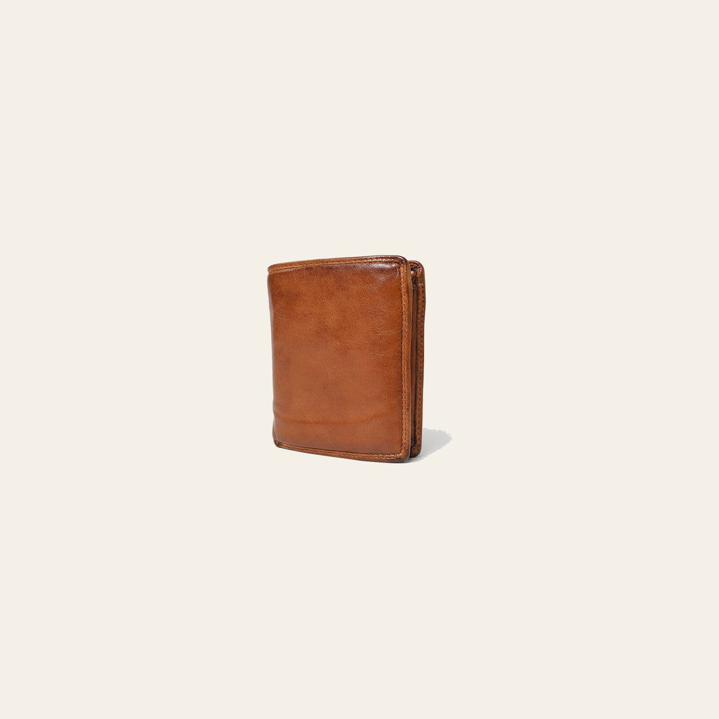 Spaghetti Western Swc465Cg Wallet Vintage Handmade Drum Dyed Genuine European Cowhide Leather Women Bag Western Handbag Purse