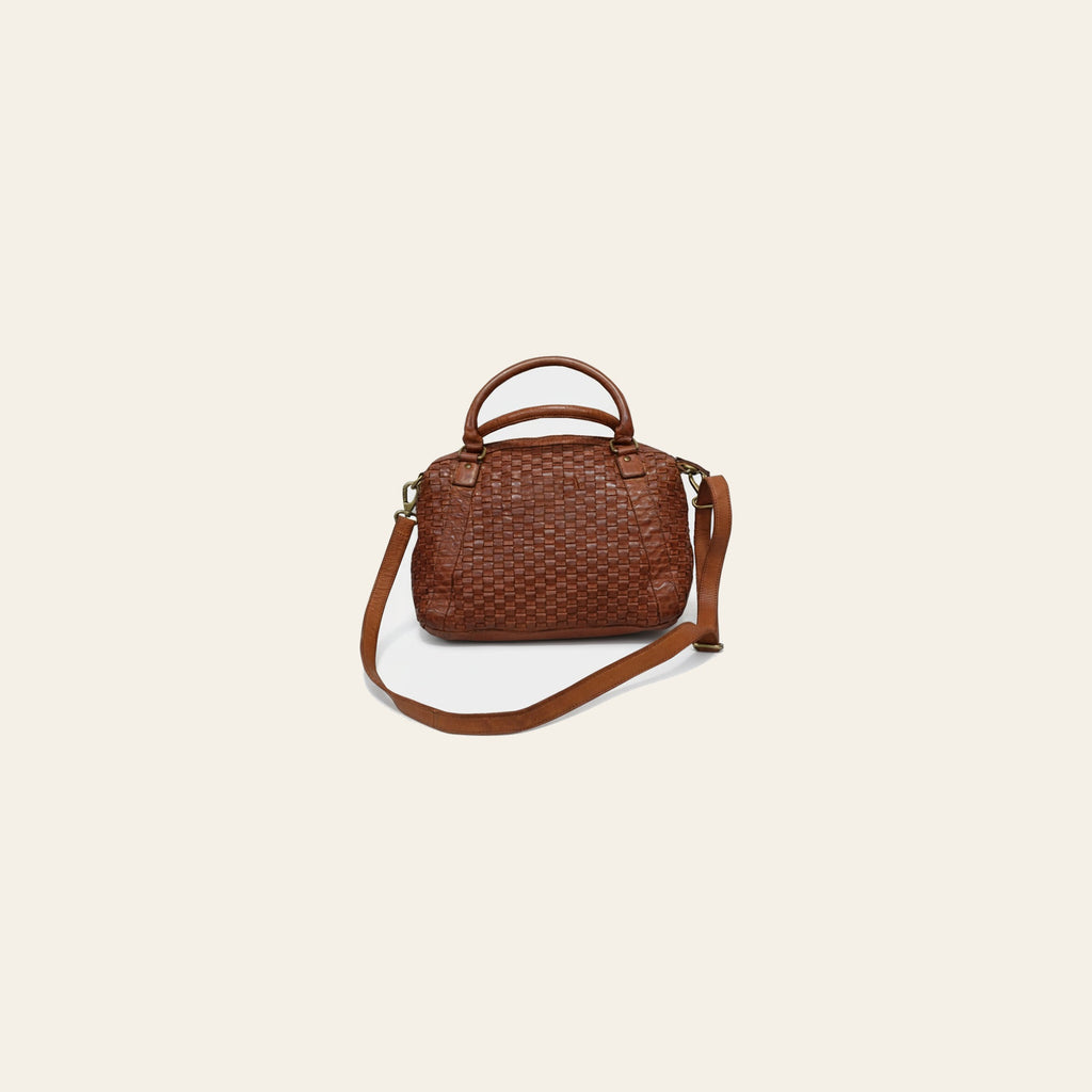 Spaghetti Western SWL108 Crossbody Genuine Leather Braiding Women Bag Handbag Purse
