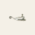 1 In - 2 Hilason Western Horse Riding Men Roping Stainless Steel Solid Brass Rowel Spur