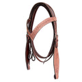 COMFYTACK Western Leather Horse Headstall Tack Tan