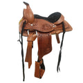 Comfytack Western Kids Youth Children Miniature Pony Saddle Leather Brown