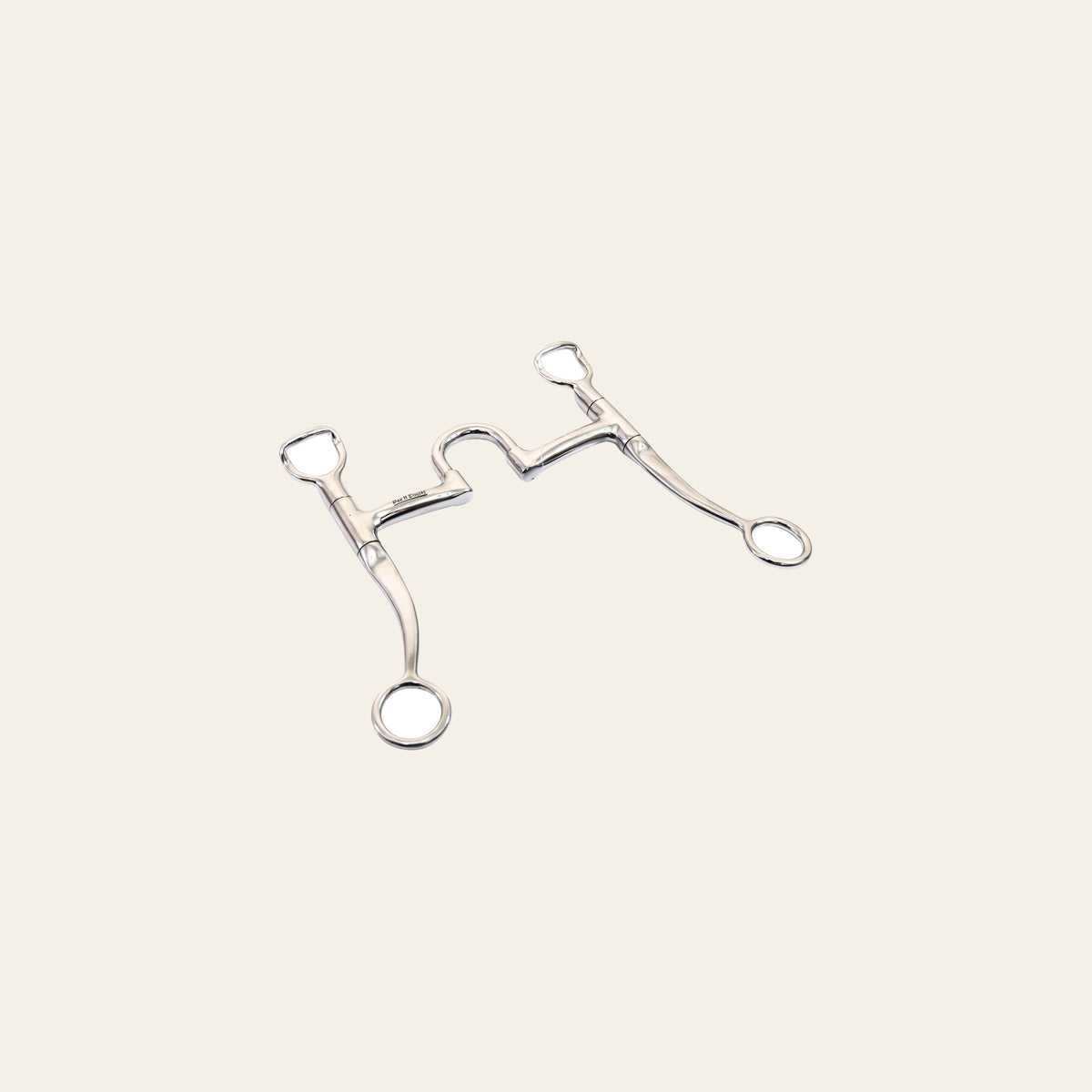 Bar H Equine Stainless Steel Grazing 6.7 Inches Shank Horse Mouth Bit | Bits for Horses Snaffle and bridles