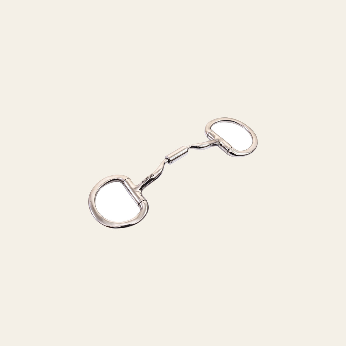 BAR H EQUINE Stainless Steel Medium Port D Ring W/Roller Snaffle Bit | Bits for Horses Horse Snaffle and bridles
