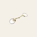 BAR H EQUINE Stainless Steel O Ring Broken Snaffle Brass Mouth Bit | Bits for Horses Horse and bridles