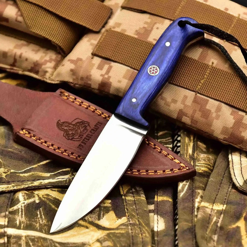 Prairie Blade Survival Knife Carbon Steel Multiple Handle Colors | JW SteelCrafts