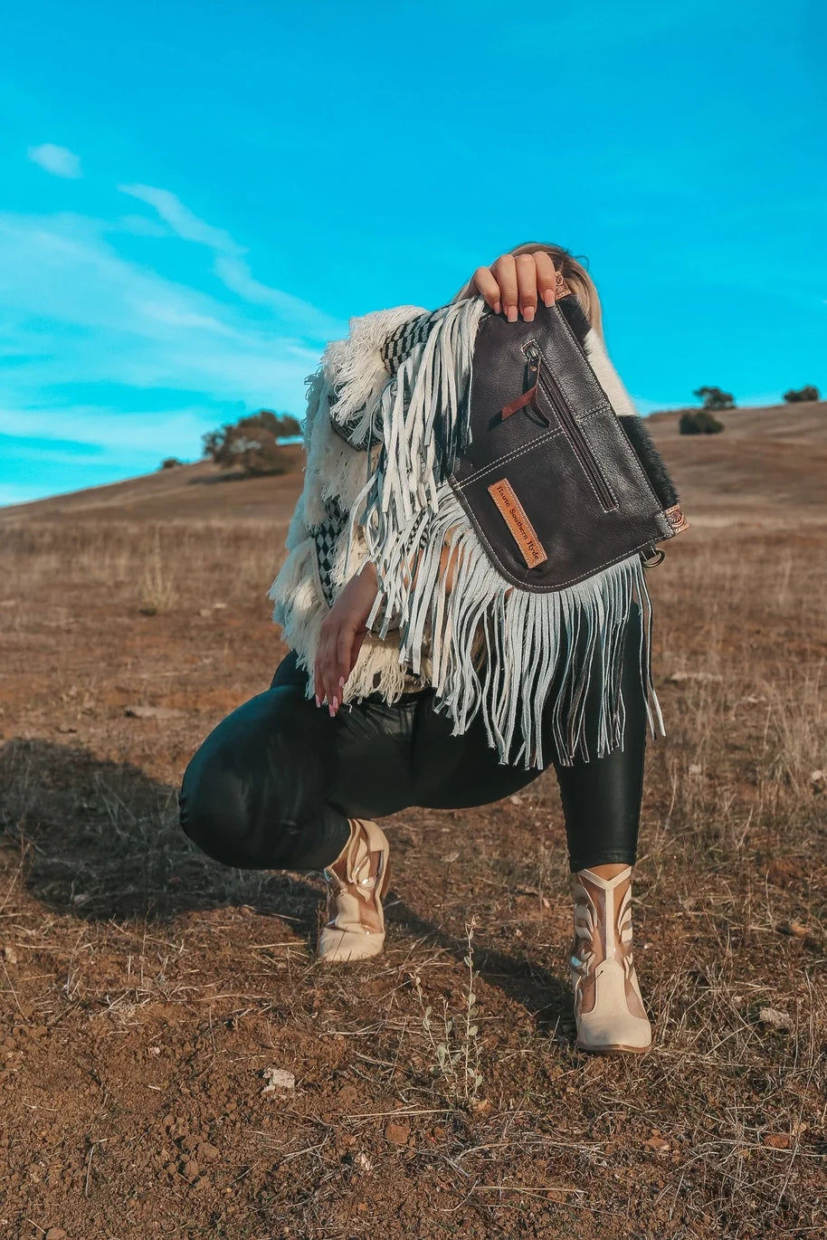 The Maria Cowhide Leather Tooled | Purse — view 2