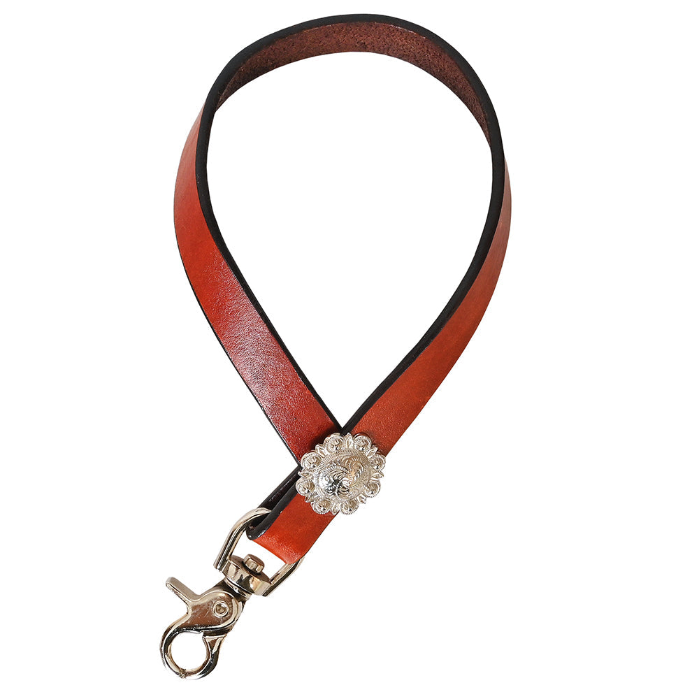 HILASON 4 Inch Leather Horse Tie Down Hobble Keeper Sunset Hand Tool | Ties Straps for Horses