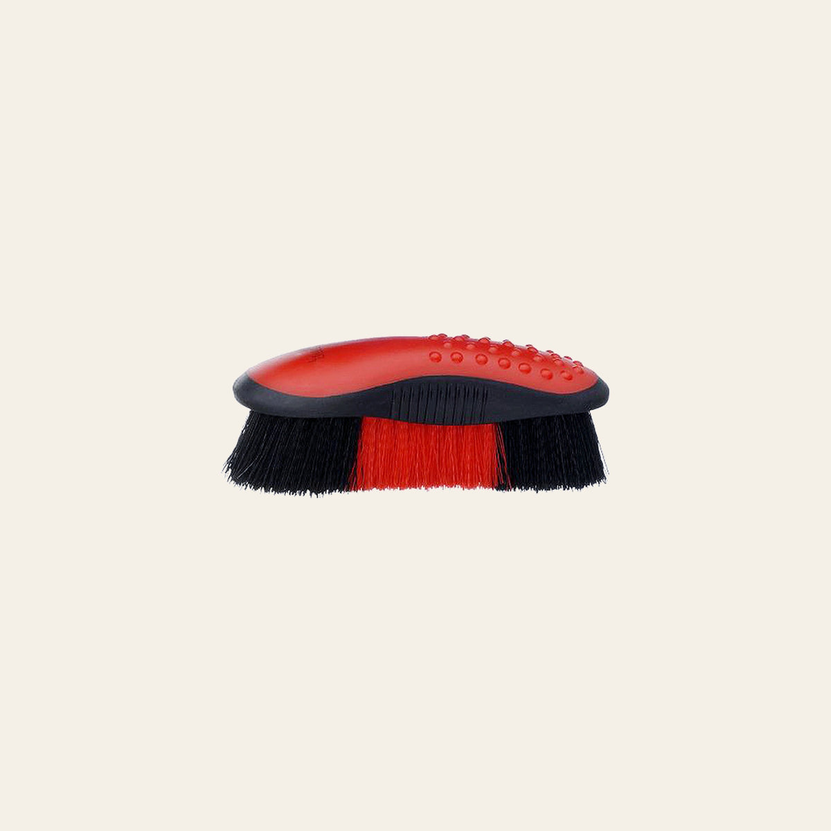 Tough 1 Horse Tack Great Grip Brush W/ Stiff Bristles Rubber Red