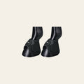 Tough1 Western Horse Bell Boots No Turn Training Protective Shock Absorbing Black