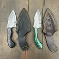 Wide Blade Skinner Knife Set High Carbon Steel Fixed Blade Knives