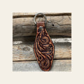 Distressed Leather Key Chain