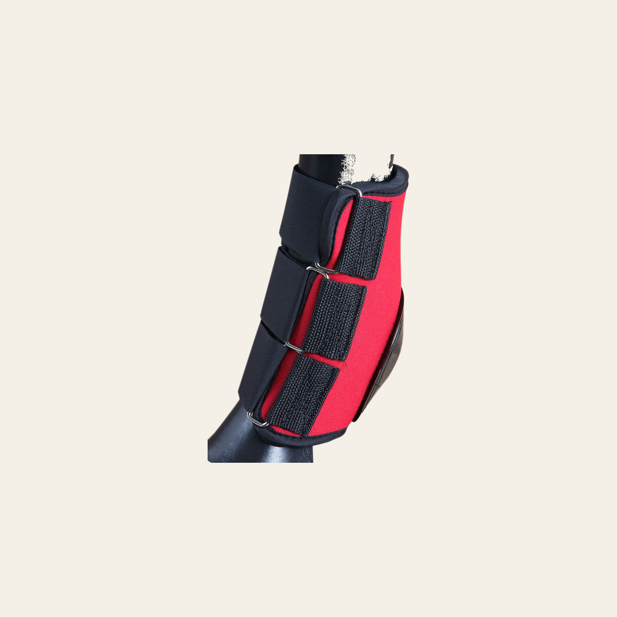 U-Red Hilason Western Horse Tack Leg Protection Deluxe Skid Boots Red