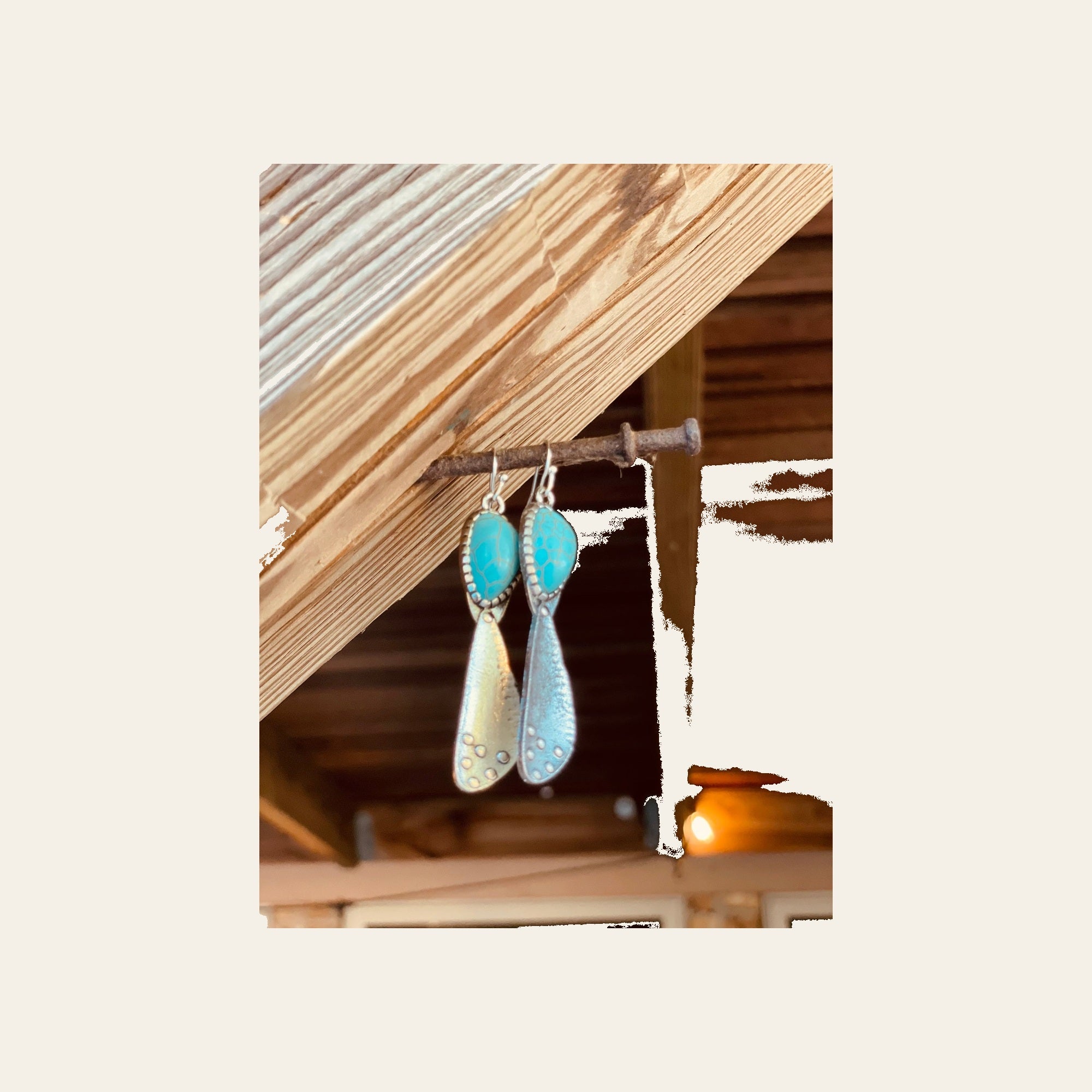 Unique Dangle Silver Fashion Earrings WA141
