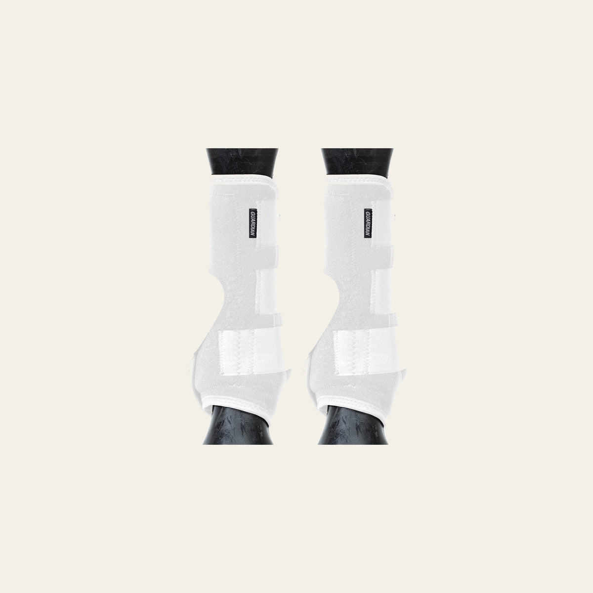 Large Weaver Horse Front Boots Synergy Guardian Athletics White