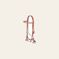 WEAVER LEATHER Horse Side Pull Single Rope Genuine Headstall Harness Tan