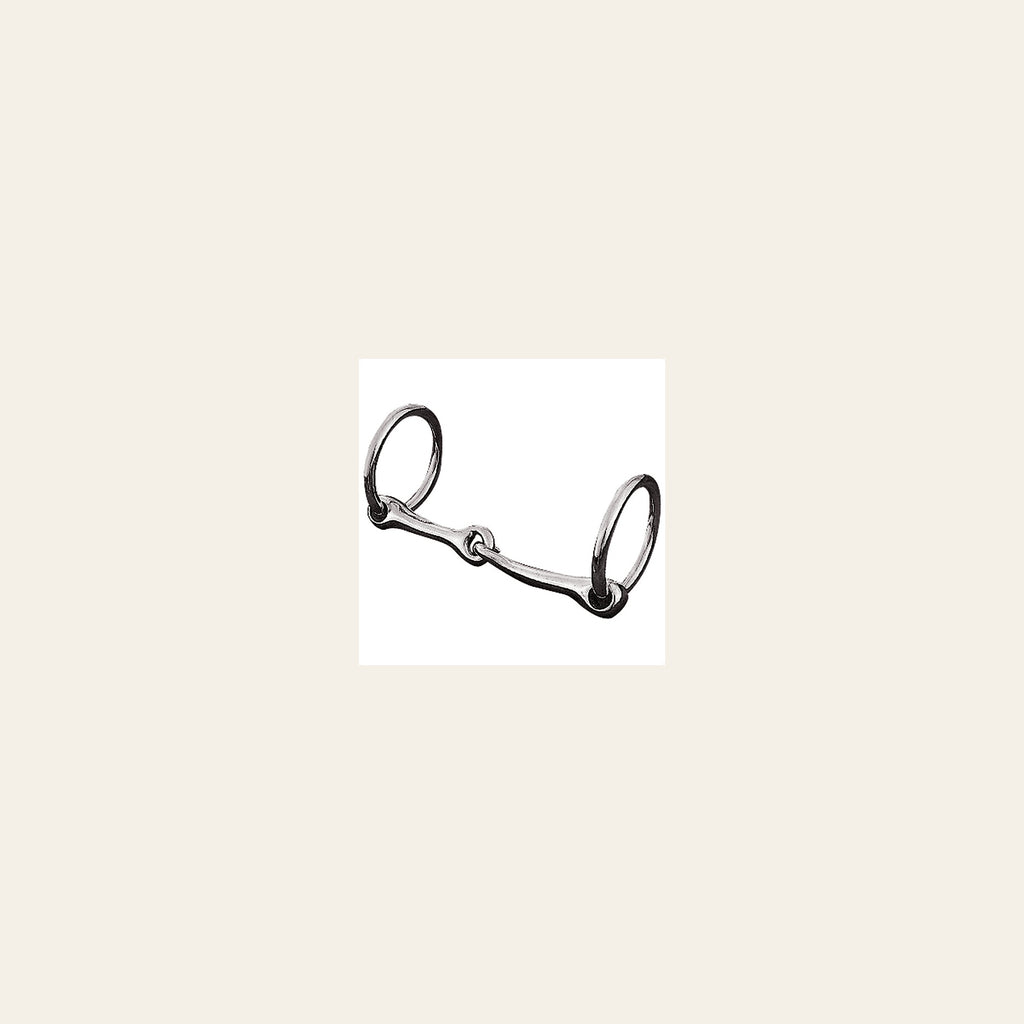 Weaver Leather Pony Ring Snaffle Horse Bit Nickle Plated