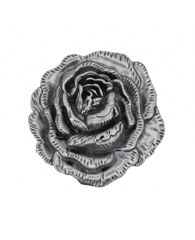 Antique Silver Rose Concho 1.5" W108AL — view 2