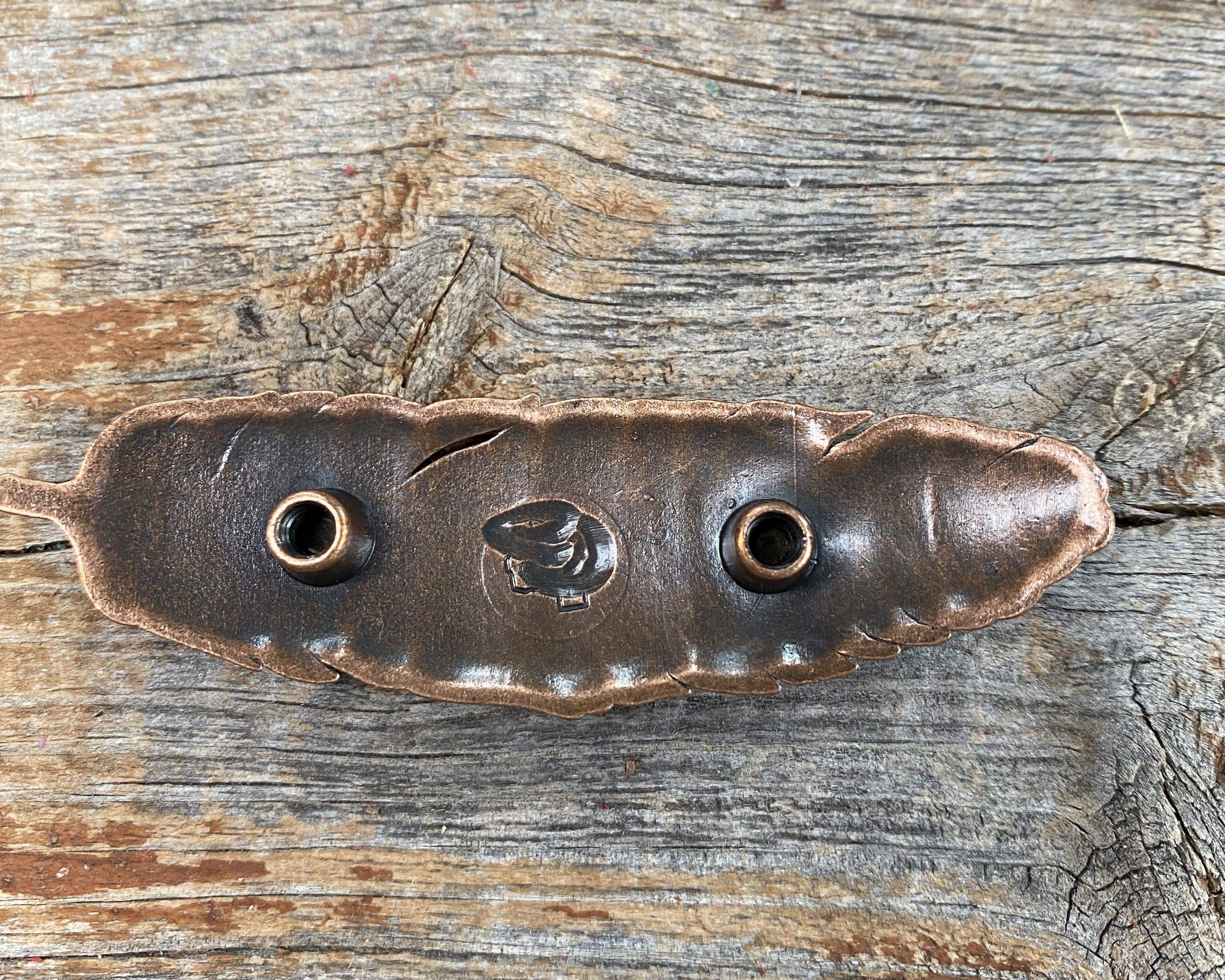 Copper Feather Concho 3" W169L — view 2