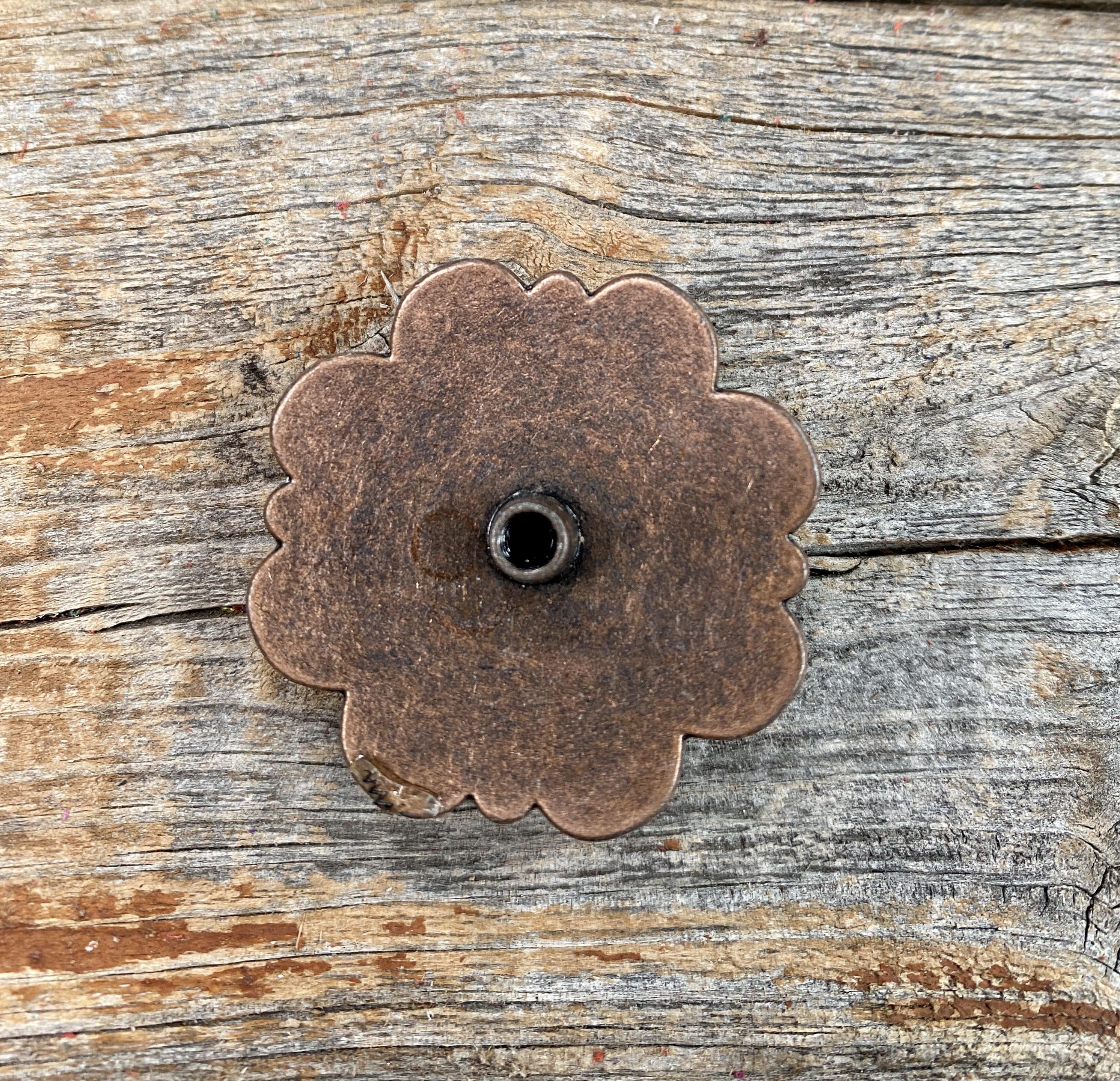 Copper Turquoise Concho 1.5" W141L — view 2