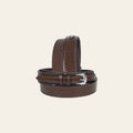 HILASON Western Genuine Leather Belt for Men Women Cowboy Cowgirl Handmade Unisex Full Grain Heavy Duty Engraved Buckle