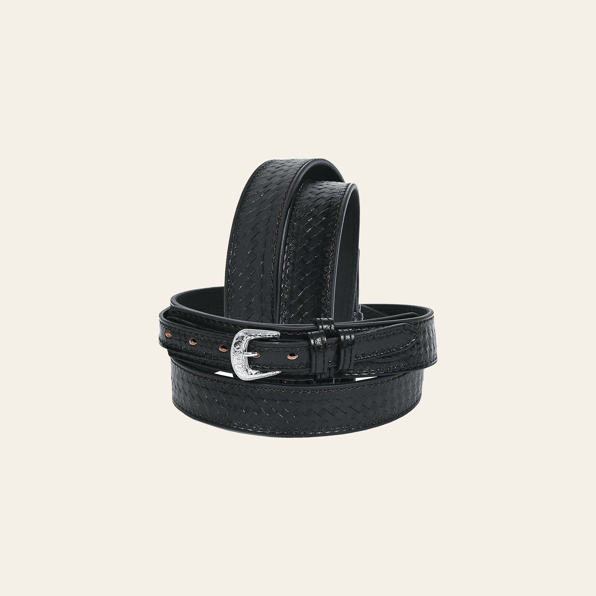 HILASON Western Genuine Leather Belt for Men Women Cowboy Cowgirl Handmade Unisex Full Grain Heavy Duty Engraved Buckle