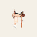 HILASON Western Horse Barrel Racing Saddle Trail Pleasure American Leather | Hand Tooled Wade & Roping For Horses