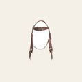 Western Horse Headstall Leather Brown Hilason Comfytack by