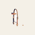 HILASON Western Horse Headstall Tack American Leather Tan | for Horses Headstalls