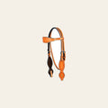 HILASON Western Horse Headstall Bridle American Leather Tan | for Horses Headstalls