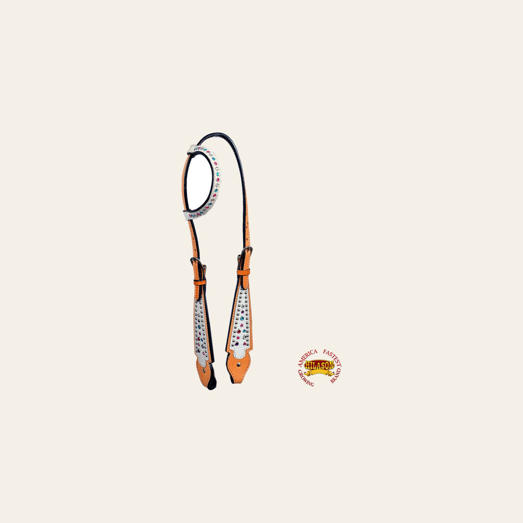 HILASON Western Horse One Ear Headstall Tack Bridle American Leather | for Horses Headstalls